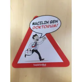 Açılın Ben Doktorum Araç Stickerı - 