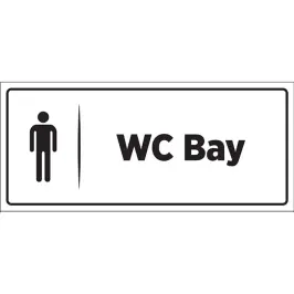 Bay WC Tabelası - 