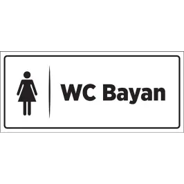 Bayan WC Tabelası - 