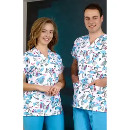 Dr Greys Modeli Diş Hekimi Takımı (Alpaka Kumaş) - 
