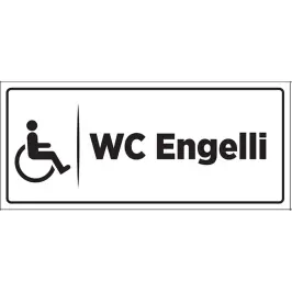 Engelli WC Tabelası - 