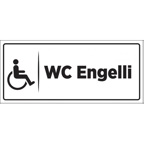 Engelli WC Tabelası