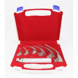 Laringoskop Seti 6 Blade (Led - Fiberoptik) - 
