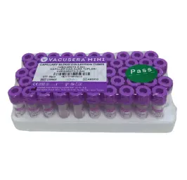 Vacusera Mini 0.5 ml K2EDTA Pediatrik ve Veteriner Kan Alma Tüpü - 